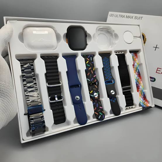 I20 Ultra Max Suit (10 in 1) Smart Watch With Pro 2 AirPods